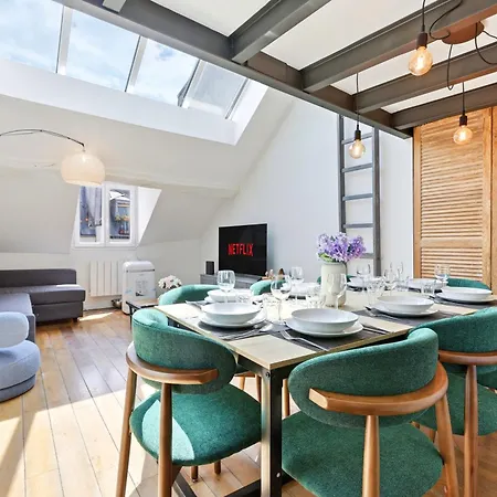 Apartman Bright 2br Flat With Mezzanine In *